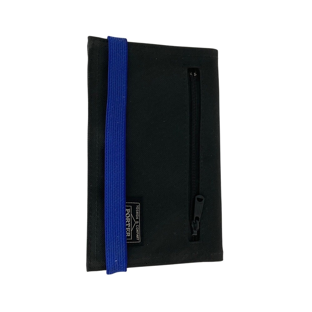 NWOT‎ Porter Yoshida Canvas Passport Wallet Travel Organizer Blue